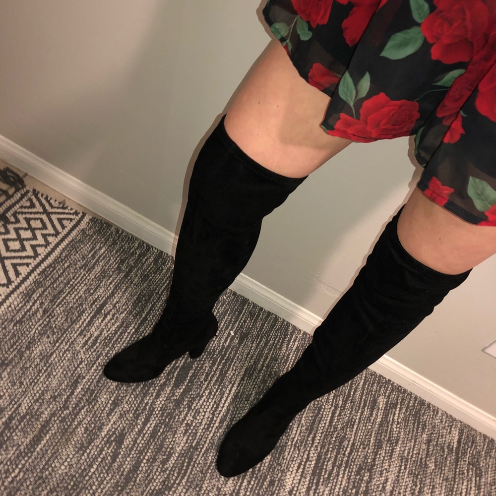 Steve Madden thigh high booties